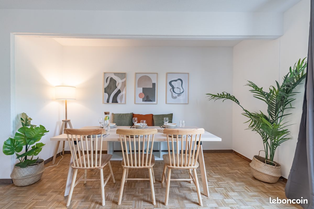 Chambre meublée - grand appartement de 160m² - tout inclus - Quartier Antigone (image 2)