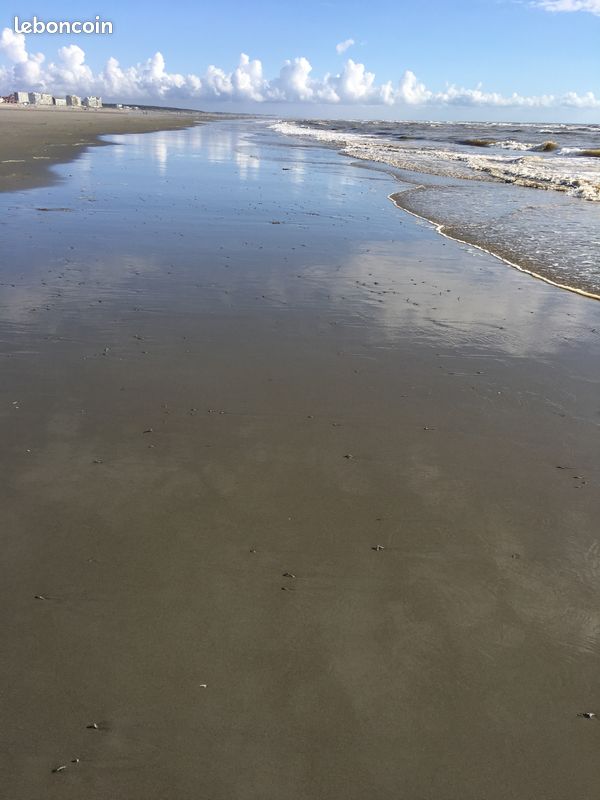 Vue 360° sur plage, ciel et mer, à Hardelot, à 150 mètres des commerces - Location Appartement F2 (image 10)