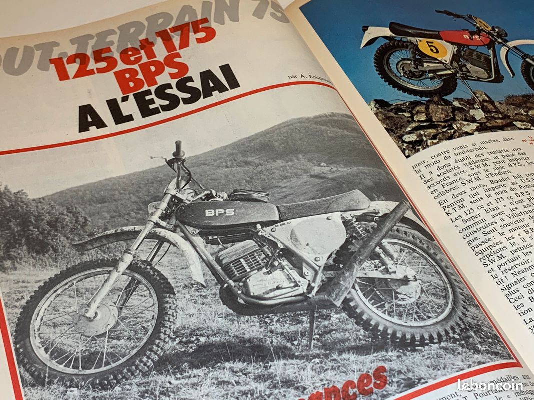 Moto Revue vintage 2207 de 1975 BPS SUPER ÉLAN YAMAHA 650 electric MAICO MORBIDELLI HONDA CHENEY BULTACO KAWASAKI (image 2)