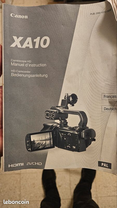Caméra vidéo HD CANON XA10 Photo, audio vidéo