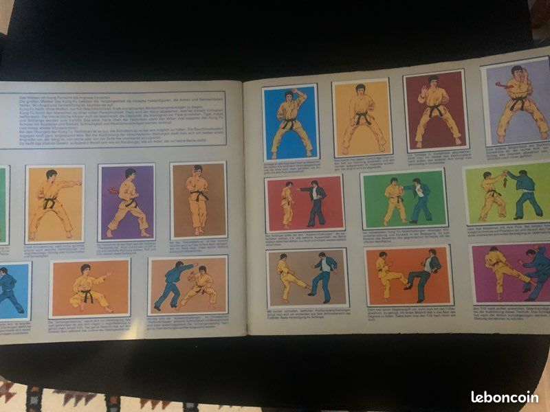 Album non Panini Benjamin Kung Fu des années 80 complet de toutes ses images (image 4)