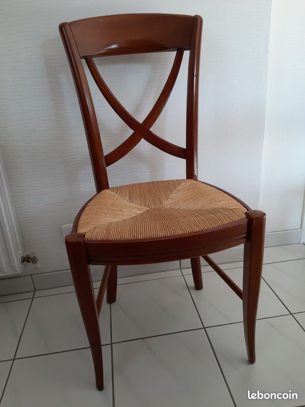 Chaise merisier massif (image 1)