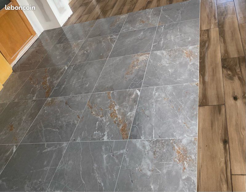 Carrelage imitation pierre bleu (image 1)