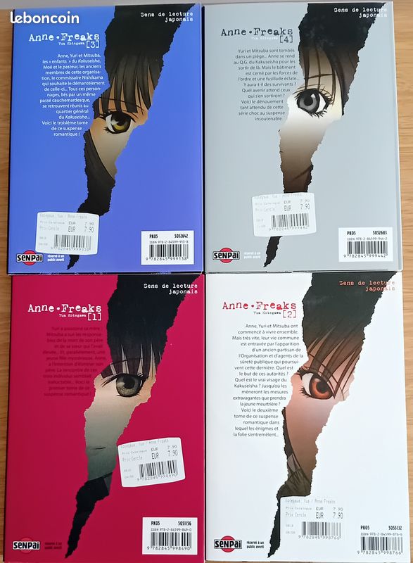 Manga : Anne Treaks tome 1,2,3,4 (image 3)