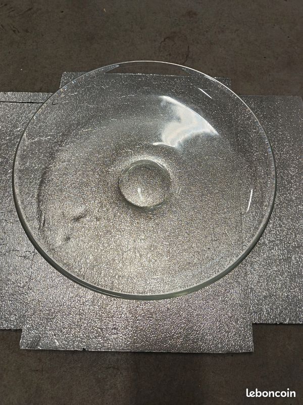 Plat verre rond (image 1)