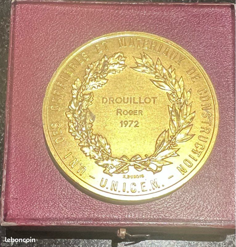 Médaille Marianne Bronze - Présidents Conseils Généraux - Coëffin XXe