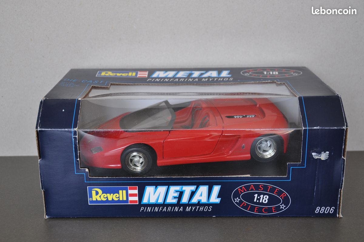 Revell 1/18 1984 Réf. 8806 Rare Pininfarina Mythos Cabriolet Rouge Revell 1/18 1984 Réf. 8806 Rare Pininfarina Mythos Cabriolet Rouge