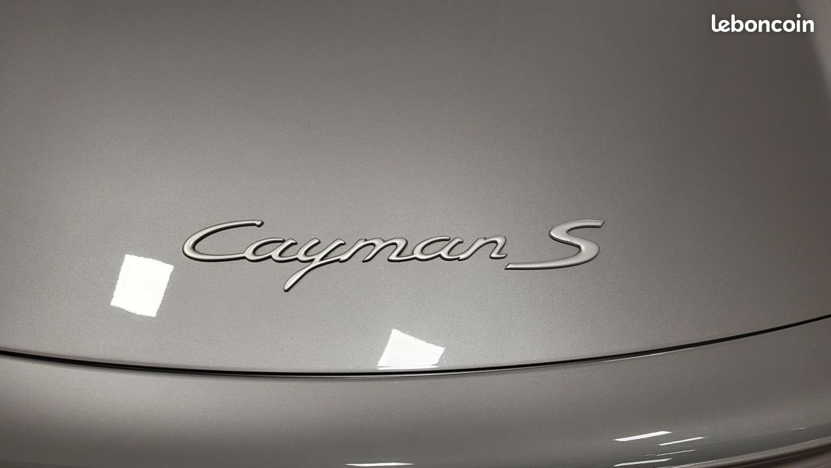 PORSCHE Cayman CAYMAN S 3.4 295CV BV6 PACK CHRONO CUIR COMPLET VOLANT MULTIFONCTION (image 11)