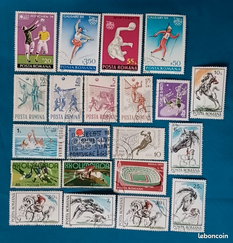 Roumanie Lot 100g Timbres Oblitérés – Au Moins 10% Timbres Spéciaux – Collection Philatélie