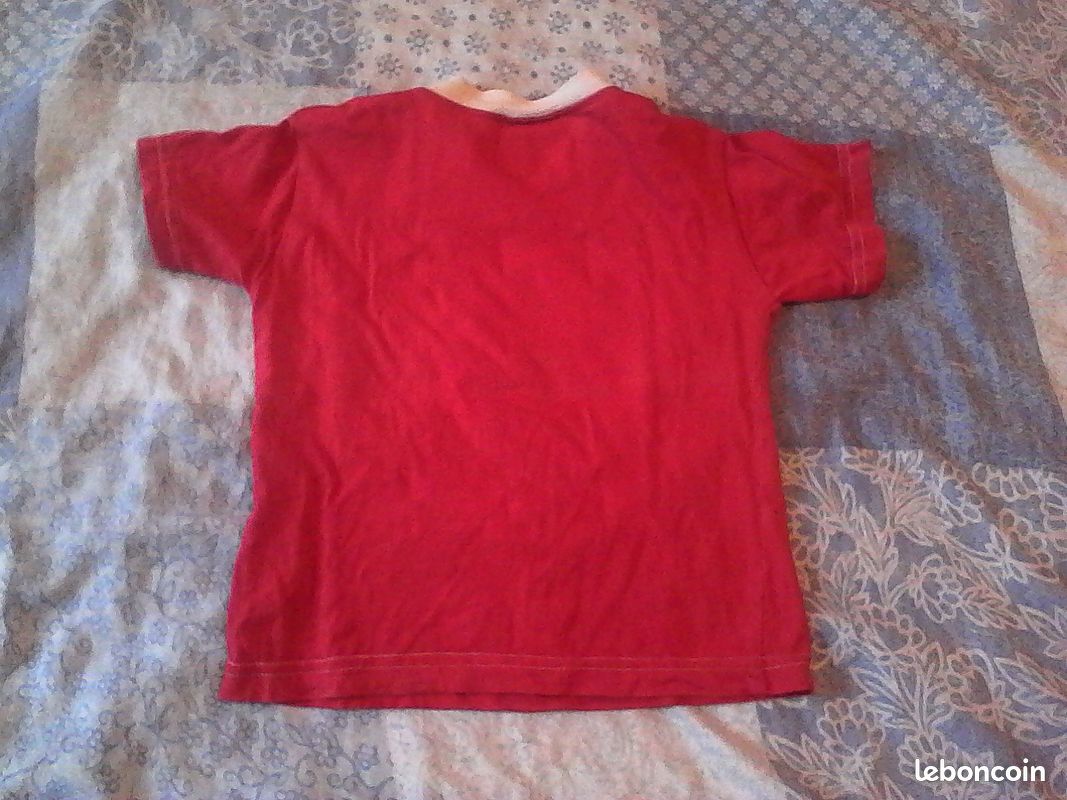Tee-shirt rouge 2 ans (image 4)