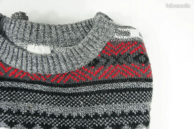 101DAH Pull motif montagne, M Vêtements