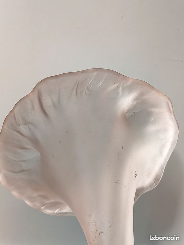 Vase Vintage en Verre Givré des années 1970 (image 7)