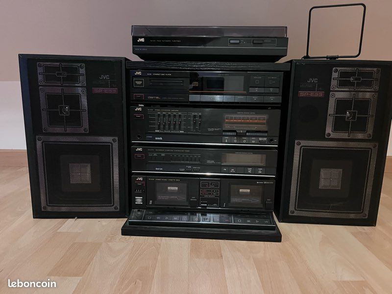 Chaîne Hi-Fi Vintage JVC E33 complète 5 éléments + enceintes - 1987 (image 2)