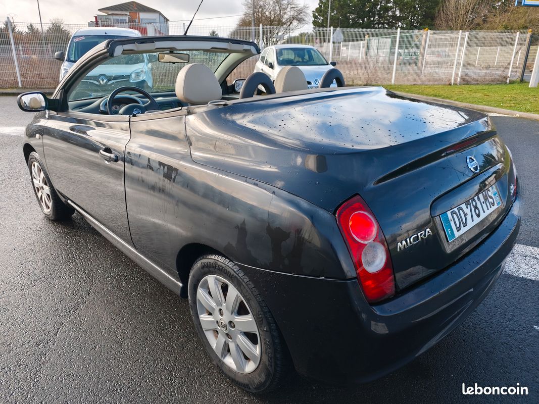 NISSAN Micra C+C 1.6 L ESSENCE 110ch Lolita Lempicka BOITE VITESSE AUTOMATIQUE CABRIOLET (image 4)