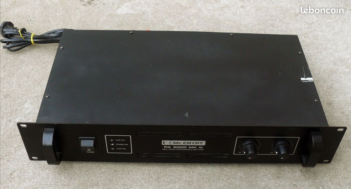 Ampli de puissance Mc Crypt PA 3000 MK III (image 2)