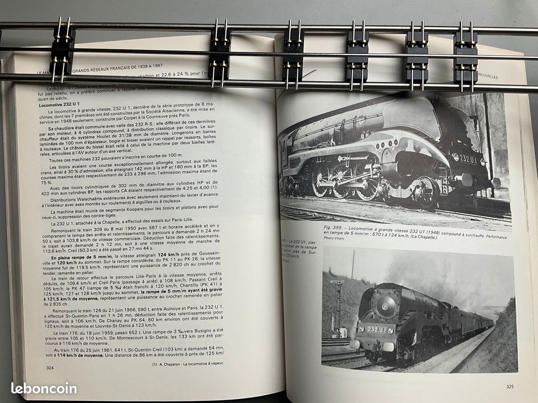Trains à vapeur - livre, documentaire - 60 ans de traction à vapeur sur les réseaux de Lucien Maurice VILAIN (image 7)