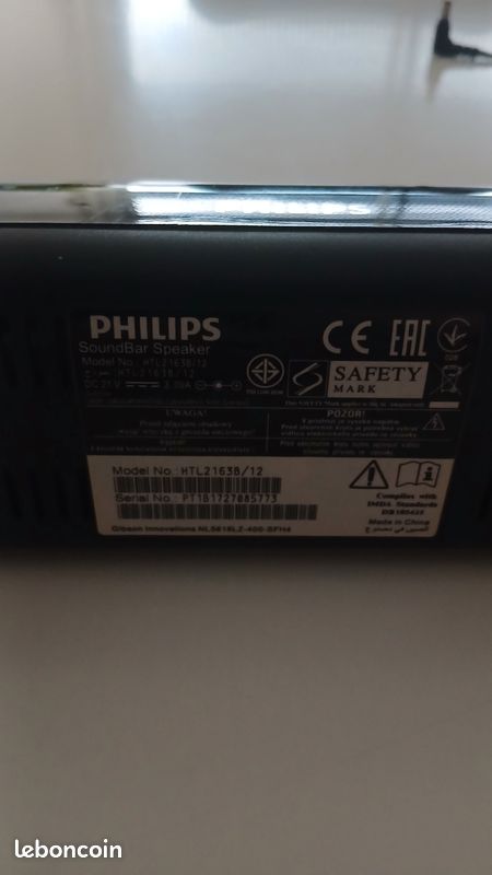 Bar de son Philips HTL2163B (image 3)