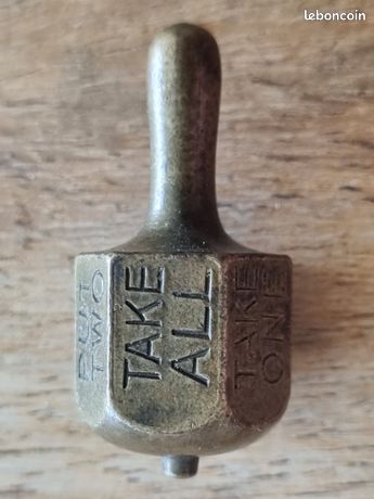 Ancien Jeu De Bar & Toupie & Vers 1900-1920