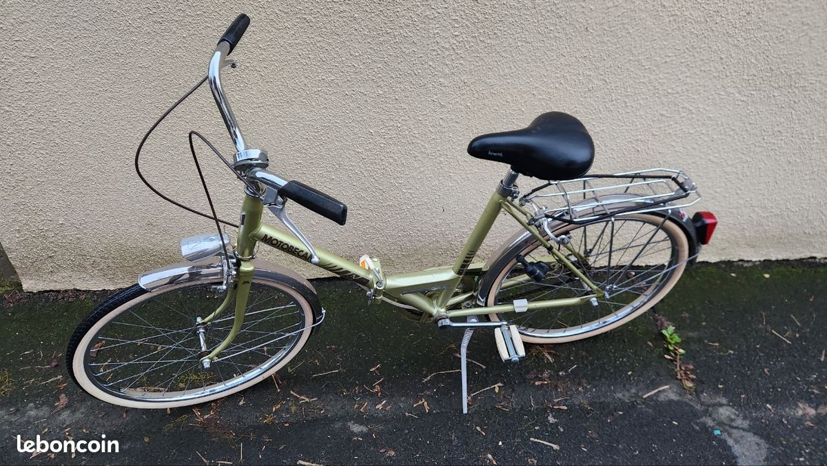 Paire De Poignées De Guidon Vintage Pour Vélo Pliant Motobécane – Retro