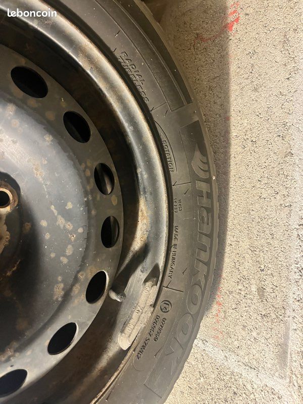 4 jantes + pneus Renault clio 4 (image 3)