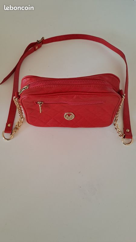 Sac à main rouge vif – état neuf - Versace 19.69 Abbigliamento (image 1)