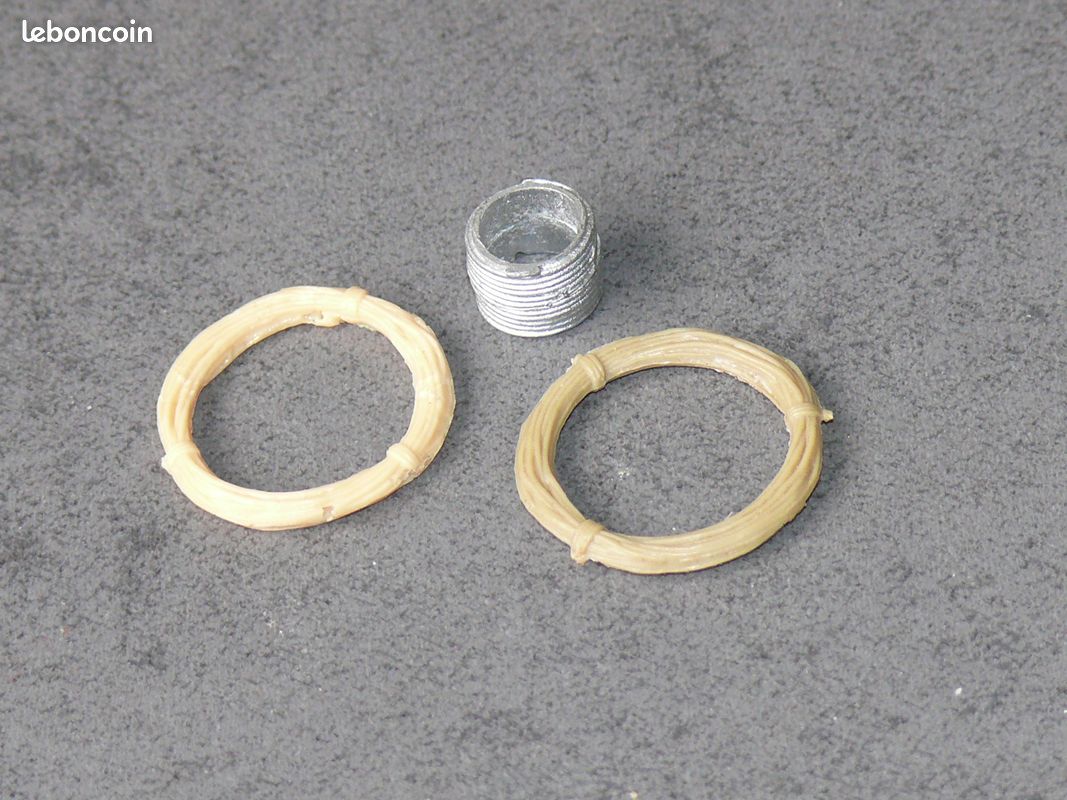 3 Rouleaux De Fil De Bricolage Noir 300 M X 0,7 Mm - Fil Enroulé