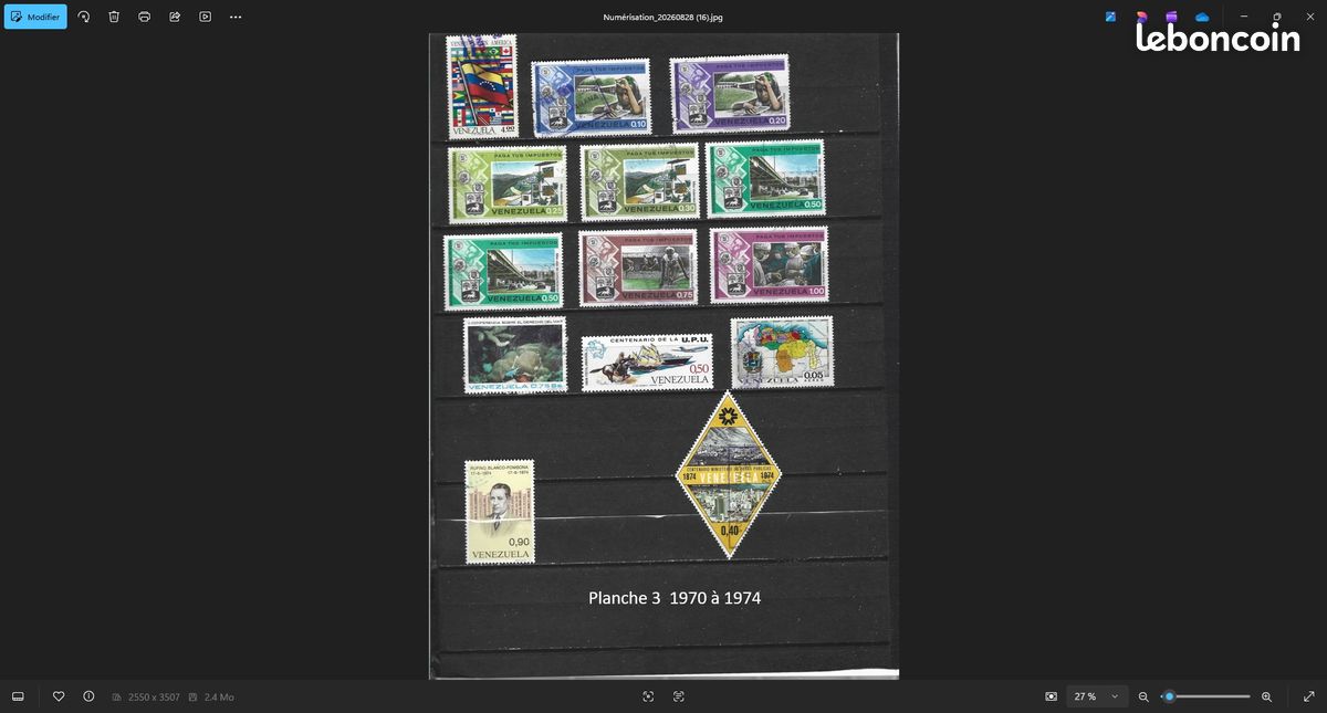 Timbres Vénézuela à échanger (image 2)