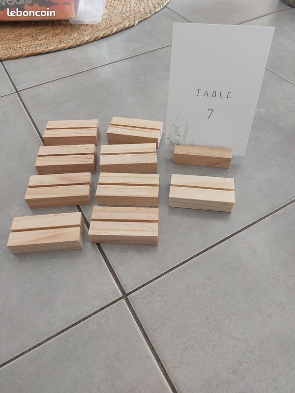 Porte nom / numéro table (image 1)