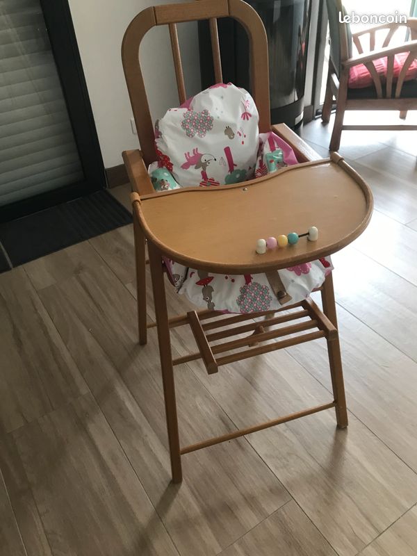 Chaise haute bois (image 2)