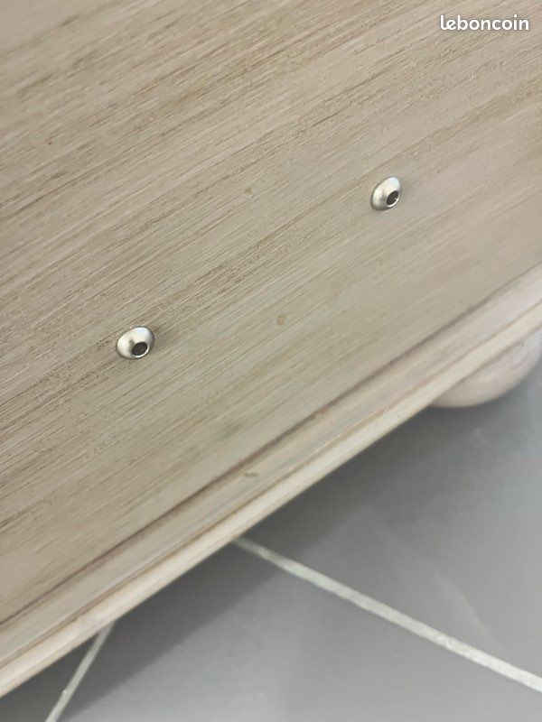 Commode bois vintage (image 6)