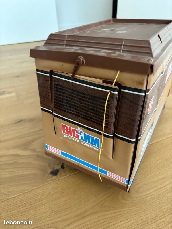 Camping-car Big Jim Mattel Vintage | Sports Camper Avec Boîte D'origine (Occasion)