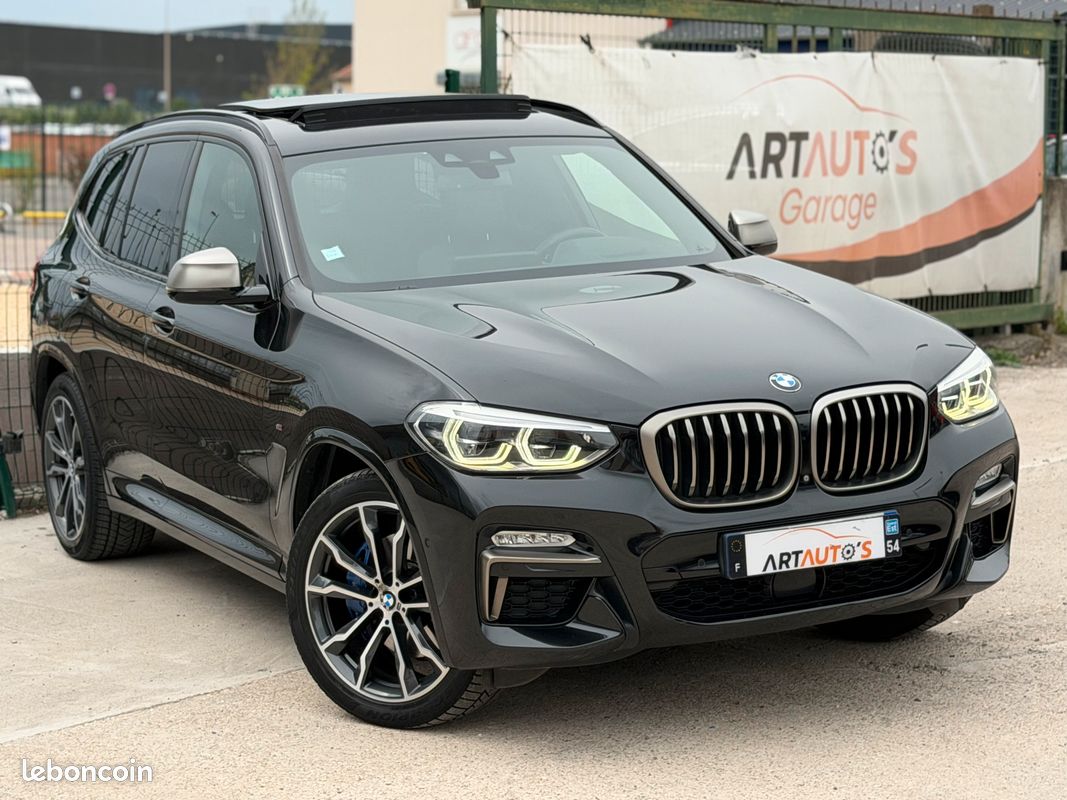 BMW X3 M40i G01 360 ch Xdrive / FEU FULL LED / CUIR ETENDU / HARMAN KARDON / CAMERA 360 / COMPTEUR VIRTUAL / TOIT OUVRANT PANORAMIQUE / SIEGES ELEC. CHAUFFANTS & VENTILEE / KEYLESSS / SUIVI BMW (image 1)