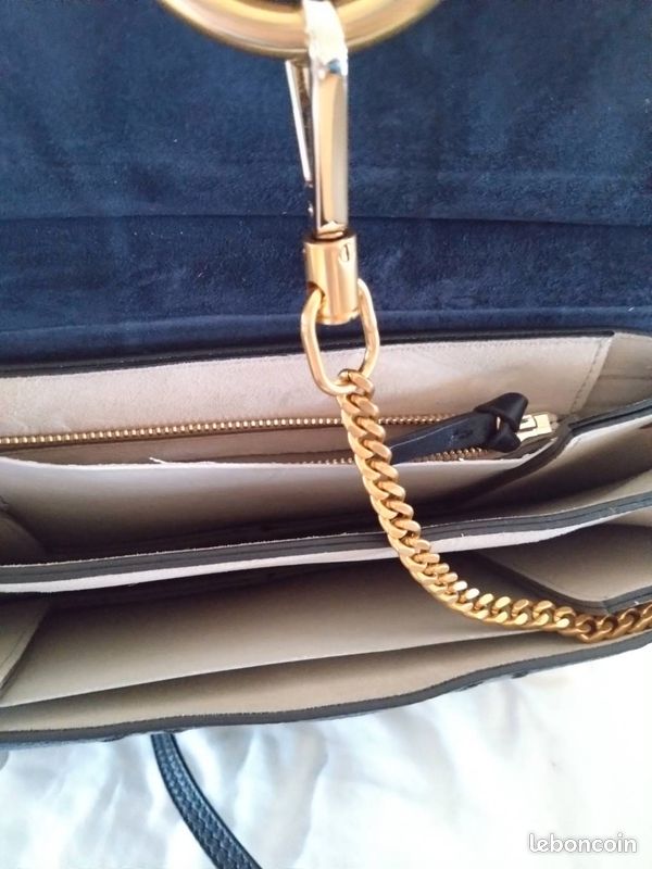Chloé Faye sac à bandoulière Suede Patchwork (image 6)