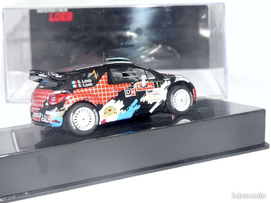 Modèle Rallye Ixo Modèle Réduit Voiture Rallye 1/43 - Citroën DS3 WRC White - Rallye Argentine 2015, Pilote Kris Meeke - Collection Ixo Collection Voiture Rallye 2015