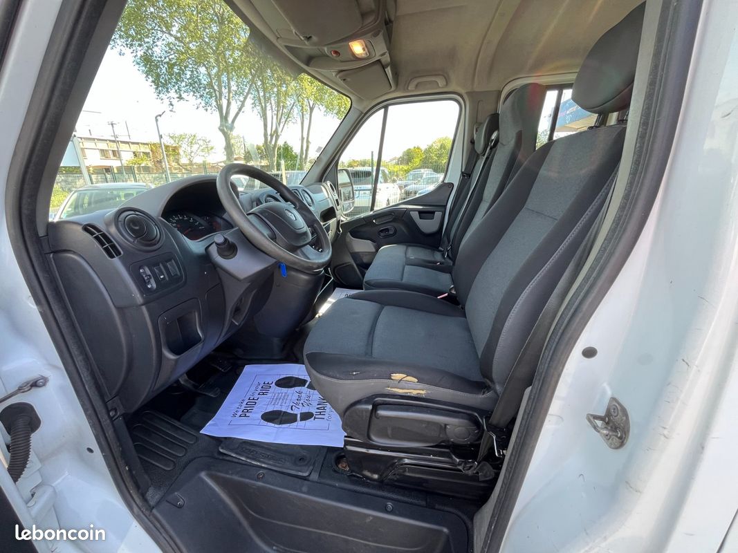Renault MASTER III BENNE CABINE RALLONGER PLATEAU L3H1 3,5t 2.3 DCI 130CV 7 PLACES (122 000 KMS ) MOTEUR A CHAINE TVA RECUPERABLE (image 6)