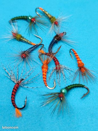 Lot De 40 Mouches Tenkara Kebari Prêtes à L'emploi - Mouches Sèches Pour Pêche