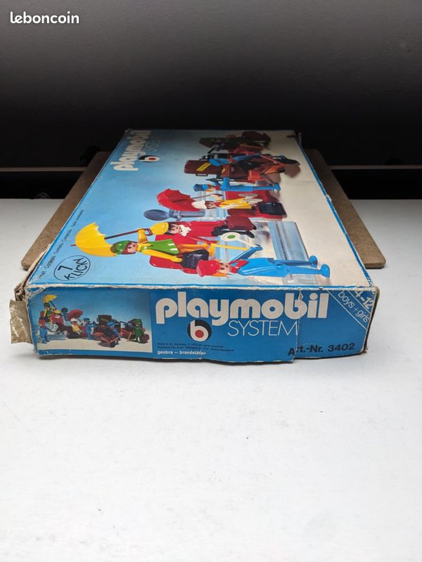 Playmobil System 7 Klicky Vintage – Réf 3401 Avec Boîte