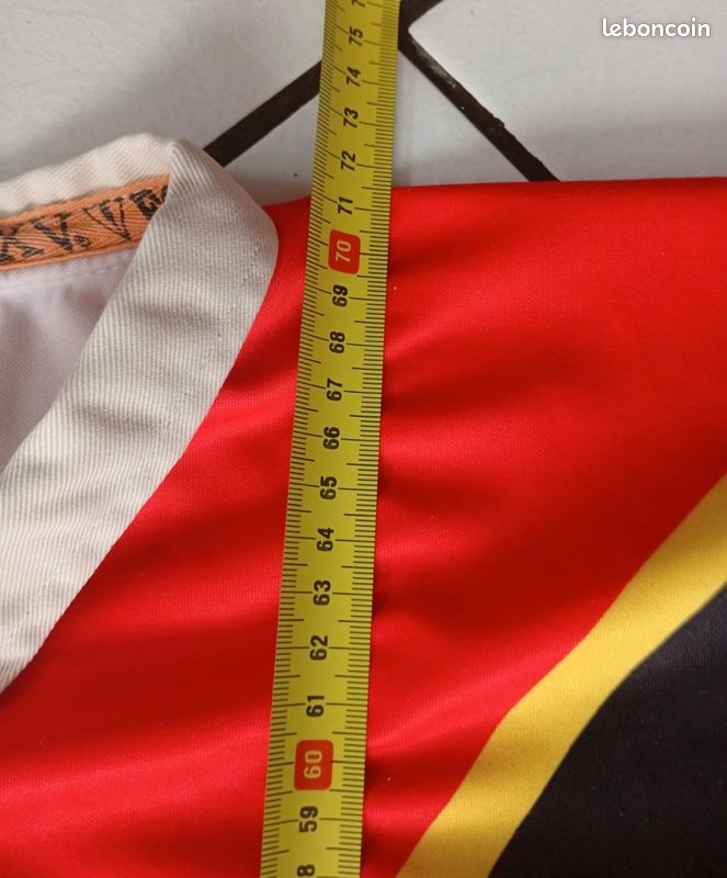 Maillot Rugby Force XV Moirans Le sporting Bar PMU Porté #4 vintage