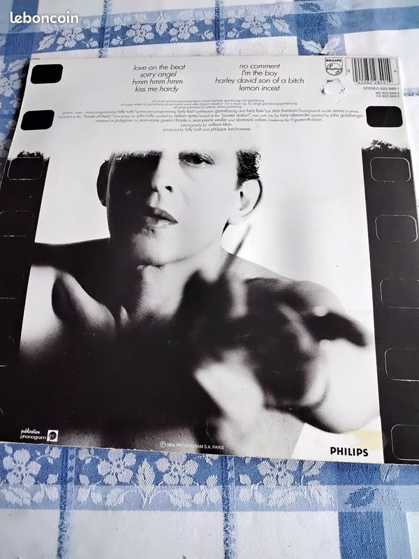 Disque 33 tours Gainsbourg (image 2)
