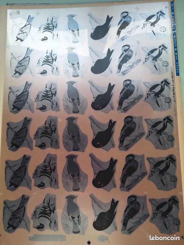 Serigraphie les oiseaux (image 2)