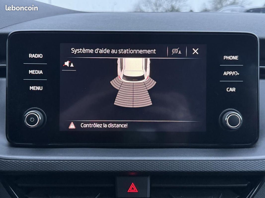 SKODA KAMIQ 1.0 TSI Evo 110ch Ambition 1erMain Keyless Carplay Hayon Electrique Siege chauffant (image 18)
