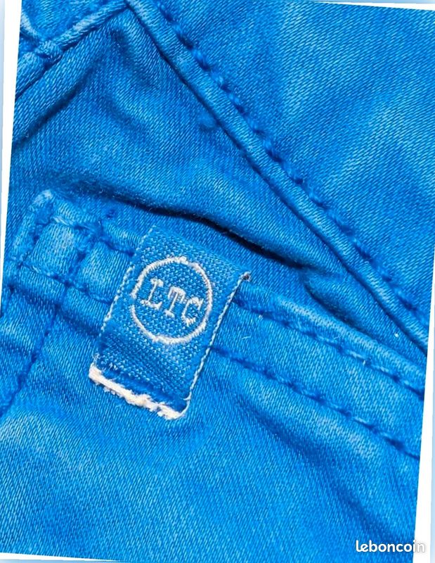 Short homme bleu LTB électrique – slim taille – stretch #38 (image 2)