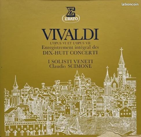 LP 33T - Coffret Vivaldi Opus VI et VII (C. Scimone) 3 disques (image 1)