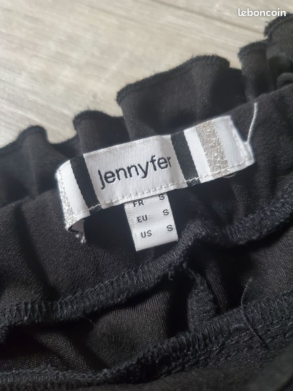 Pantalon noir avec ruban taille S (image 4)