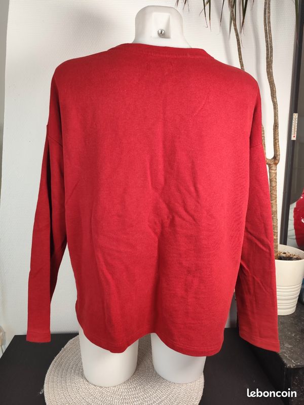 Sweat rouge - Pull & Bear Taille S (image 6)