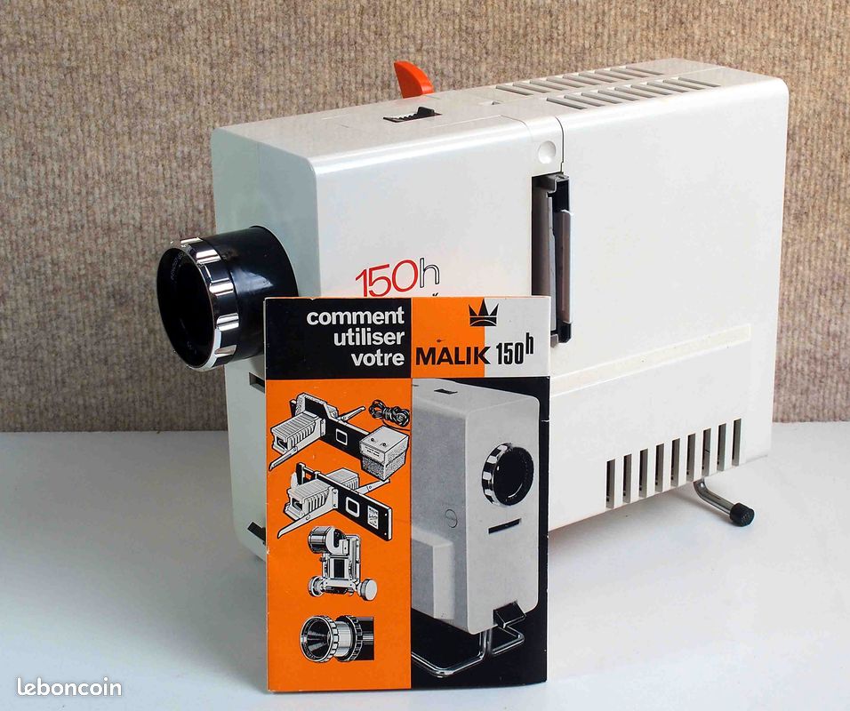 Projecteur De Diapositives MALIK 220V – Avec Valise – Complet Et Testé – France