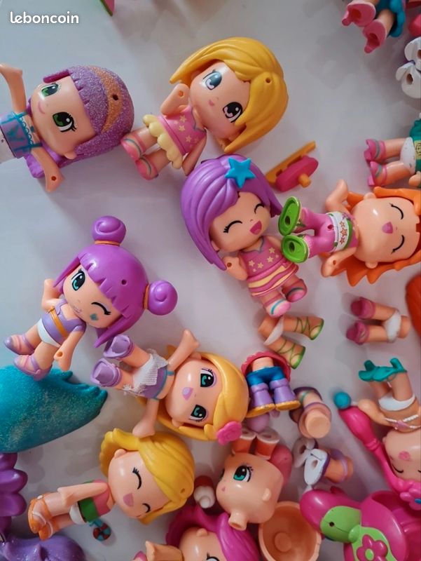 Lot De Jouets Pinypon Fanosa – Mini-poupées Avec Véhicule Et Accessoires – Vintage