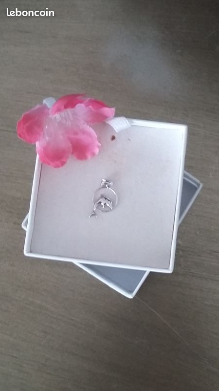 Pendentif dauphin en argent (image 2)