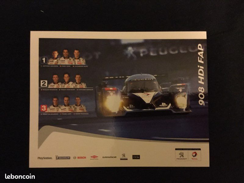 Carte Peugeot sport 908 hdi (image 1)