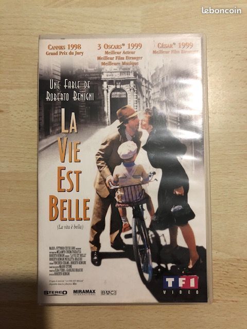 Cassette video VHS La vie est belle, Roberto Benigni (image 1)